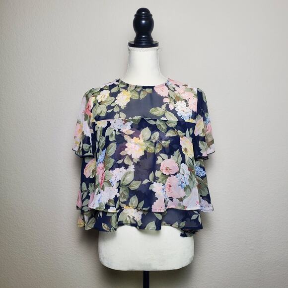 Show Me Your Mumu Margie Floral Top Medium - Picture 1 of 8